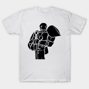 Orc Knight (Black): A Fantasy Design T-Shirt